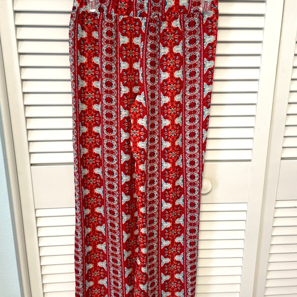 Dress me up dress me down pants. Pink rose vintage.